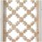 Brown Wood Carved Trellis Geometric Wall Decor 13" x 1" x 49"